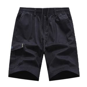 Pantalones cortos cargo multibolsillo informales elásticos para exteriores de secado rápido de poliéster de alta calidad para hombres, Impresión de logotipo personalizado al por mayor de fábrica - Product Image 3