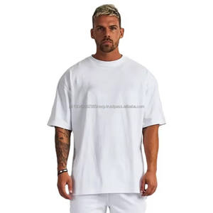 T-shirt ample de style nouveau, t-shirt surdimensionné personnalisé avec logo, blanc, 100% coton, grande taille, t-shirts grands et longs - Product Image 6