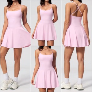 Falda Deportiva Plisada 2 en 1 de Cintura Alta para Mujer, con Bolsillo, para Running, Tenis, Pádel, Golf y Pickleball - Product Image 3