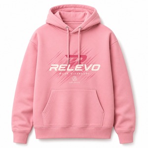 Sweat-shirt à capuche en molleton de coton surdimensionné, anti-rides, effet délavé, avec motif de dessin animé imprimé sur mesure par RELEVO INDUSTRIES - Product Image 3