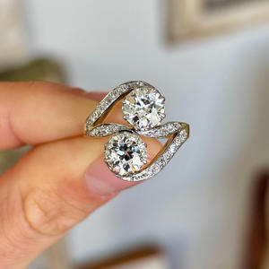 Anillo de compromiso CVDDiamond de oro macizo de 10K, joyería fina de lujo para mujer, proveedor de confianza, corte de pera cultivada en laboratorio, IGI - Product Image 3