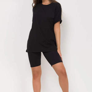 Nouvel ensemble court élégant pour femme, taille élastique, qualité supérieure, séchage rapide et confortable, prix de gros, services OEM - Product Image 2