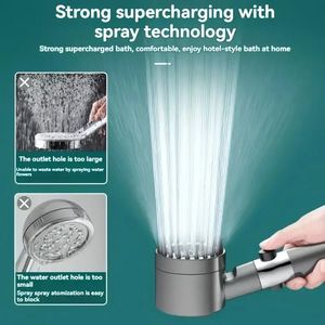 Grifo de Ducha de Pared con Diseño de Alta Presión y 5 Filtros, Superficie Pintada Elegante para Baños Modernos - Product Image 1