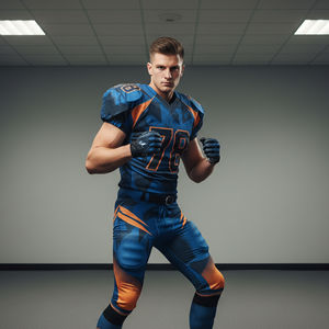 Ensemble de maillots de football américain unisexe 2026 les plus vendus, personnalisables avec nom et numéro, tenue de sport, uniformes de football à manches courtes - Product Image 5