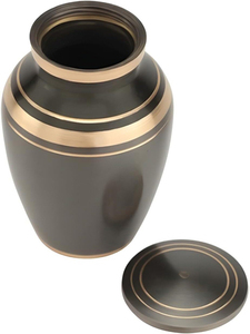 Decorative Stainless Steel Modern Eco-Friendly Pet Cremation Urns for <b>Dog</b> <b>Ashes</b> Small Funeral Supplies Wholesale - Product Image 3