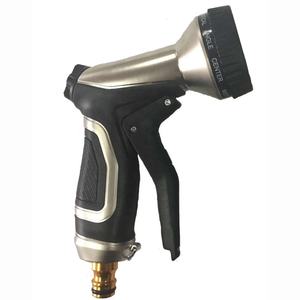 Buse de pulvérisation à pistolet, buse de pulvérisation à 9 motifs, en métal, à pointe souple avec contrôle de débit - Product Image 1