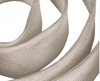 Manchon d'isolation thermique en fibre de verre tressée pour faisceau de câbles, résistant aux hautes températures (500°C)
