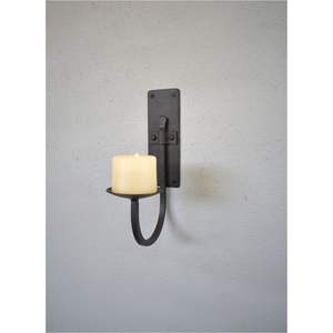 Applique Murale Nordique en Métal Noir, Porte-Bougie Minimaliste Suspendu, Candélabre Moderne de Luxe pour Décoration Intérieure, Support de Bougie - Product Image 4