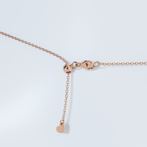 Pendentif de mode en diamant rond de laboratoire 3 CTW avec chaîne réglable, collier élégant et étincelant, bijoux fins, cadeau pour femme - Product Image 2