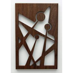 ป้ายผนังไม้ MDF ทันสมัย ตกแต่งภายในอย่างหรูหรา ดีไซน์แขวน - Product Image 3