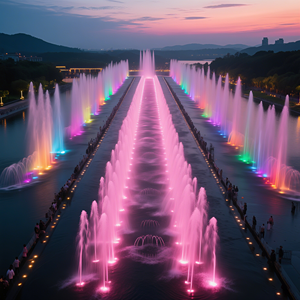 Artwatershow Good Prices Decorative Dancing Music Water Fountain <b>Square</b> Mall Water Fountain Outdoor - Product Image 1