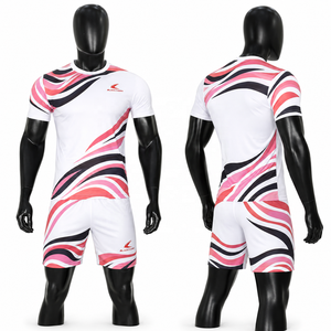 Conjunto de Camiseta de Fútbol para Hombre, Sublimada, Manga Corta, Absorbe la Humedad, para Todas las Temporadas, Uniforme de Equipo para Adultos - Product Image 5