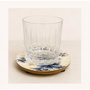 Exclusive Meenakari Coasters Set Premium Blue Floral Enamel <b>Table</b> <b>Placemats</b> Dining Room <b>Table</b> Decorative Coasters Bulk Wholesale - Product Image 4