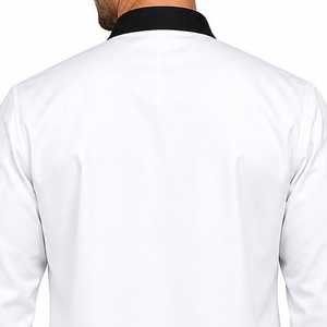 Nouvelle Arrivée - Veste de Chef Respirante et Unie pour Restaurant et Cuisine - Prix Bas - Promotion Exceptionnelle - Product Image 1