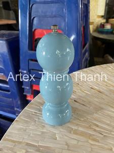 Handmade Wooden <b>Pepper</b> Mill Lacquer Kitchen <b>Grinder</b> Decorative Wooden <b>Pepper</b> <b>Grinder</b> Refillable Spice <b>Grinder</b> Premium - Product Image 6