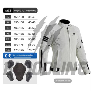 Women's <b>Summer</b> Blue <b>Motorcycle</b> <b>Jacket</b> Full Sleeve Breathable CE Certified With Armor Pads Included - Product Image 1