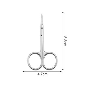 High Quality Stainless Steel Cuticle Scissors Professional Manicure <b>Nail</b> Shears Sharp Precision Cuticle Trimming Beauty Grooming - Product Image 1