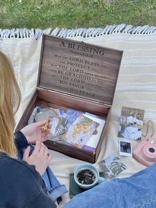 Personalized <b>Memory</b> Wooden Keepsake Welcome Signs Eco-Friendly Durable Home Decor for Valentine Christmas Birthday <b>Gifts</b> Women - Product Image 5