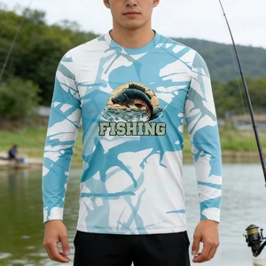 Camisa de Pesca Cómoda de Manga Larga para Hombre, Ligera, Transpirable, de Secado Rápido, con Protección UV, para Pesca al Aire Libre - Product Image 5