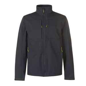 Wholesale Price Custom Outdoor Mountain Waterproof Breathable <b>Men's</b> Softshell <b>Jackets</b> Black Turn-down Collar Polyester Filled - Product Image 1