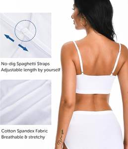 Bralette Natural Ease para Mujer, Tejido Suave, Diseño Ecológico, Forma Delicada, Elasticidad Adaptable, Capas Transpirables, Cómodo de Usar - Product Image 5