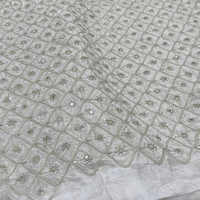 Tissu en Chiffon Tricoté Brodé de Perles, Dentelle Couture Mariage, Maille Textile – Vente en Gros pour Marques de Vêtements et Importateurs de Mode