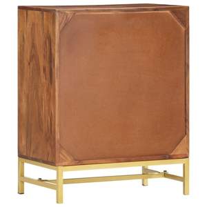 23.6 della credenza in legno massello di Acacia \ "x13.8 \" x29.5 \ "unità di archiviazione elegante e durevole - Product Image 3