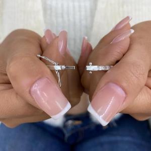 Emerald Cut Diamond Tennis Bracelet with Emerald Halo Center <b>Solid</b> <b>Gold</b> Luxury Bracelet Elegant Wedding Jewelry Gift For Her - Product Image 3