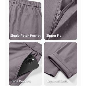 Luxueusement Smart Casual Sport Style Été Chinos pantalon En Stock Pantalon De Course Léger À Séchage Rapide Coton polyester - Product Image 6