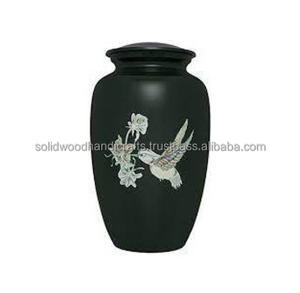 Urnas decorativas de latón para adultos, urnas hechas a mano para urnas funerarias masculinas y femeninas, urnas funerarias de alta calidad - Product Image 2