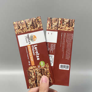 Pochette en plastique laminé plat pour l'emballage des noix grillées |   Emballage personnalisé de petite taille |   Soudure thermique à encoche de déchirement |   Vietnam - Product Image 1