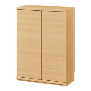 Bibliothèque moderne blanche Shirai P34, armoire de rangement, 4 étagères, 4 tiroirs, design minimaliste, meuble autoportant pour salon, MDF - Product Image 2