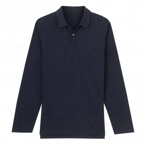 Polo homme tendance à manches longues, tissu léger, coupe ajustée confortable, look moderne pour un style décontracté et streetwear. - Product Image 5