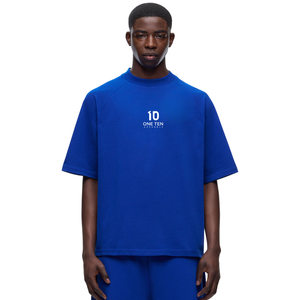 <b>Men's</b> Boxy Fit Logo T <b>Shirt</b> Premium Cotton Oversized Crew Neck Short Sleeve Casual Streetwear Tee for Everyday Fashion - Product Image 1