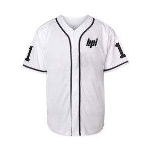 Servicio OEM, Jersey de Béisbol de Color Sólido, Estilo Único, Jersey de Béisbol para Adultos, MOQ Bajo - Product Image 1