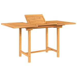 Mesa de Jardín Extensible Mediana de Madera de Teca Natural, Muebles Sólidos para Exteriores - Product Image 3