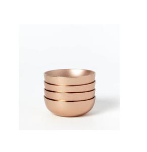 Cuenco clásico indio de cobre para ofrendas en templos, para servir rituales espirituales y Prasad - Product Image 1