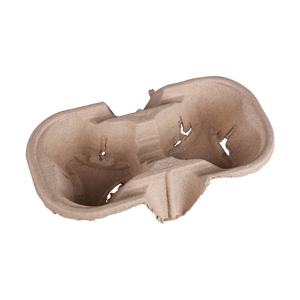 Plateau porte-gobelets en pâte de papier du Vietnam pour boissons à emporter, prix économique, OEM ODM - Product Image 5