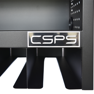 CSPS Matte Black 76.5x30x50cm Wall Mounted Tool <b>Cabinet</b> Powder Coated Steel <b>Garage</b> Storage Pegboard OEM ODM - Product Image 5