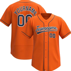 Maillot de baseball personnalisé de haute qualité, respirant, séchage rapide, léger, coupe classique, pour le jeu compétitif, vente en gros, faible MOQ, prix bas - Product Image 1