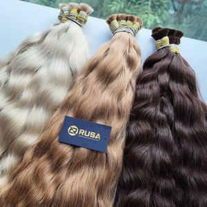 Extensiones de Cabello Ondulado Vietnamita al por Mayor PLA01, Textura y Longitud del Cabello en Color, de 10 a 34 Pulgadas, Alta Calidad de Fábrica - Product Image 4