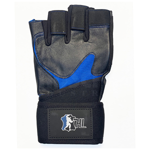 Workout Weightlifting Gloves PU Material Non-Slip Hand Grips Adjustable Wrist <b>Strap</b> for Unisex Gym Use - Product Image 4