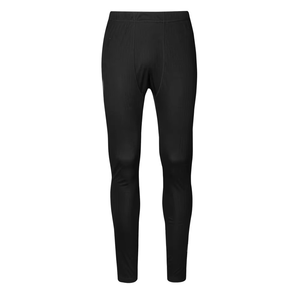 <b>Men's</b> Orange <b>Black</b> Color Blocking <b>Turtleneck</b> Long Sleeve Compression Top And Pants Quick Dry Spandex Polyester Kit All Seasons - Product Image 5