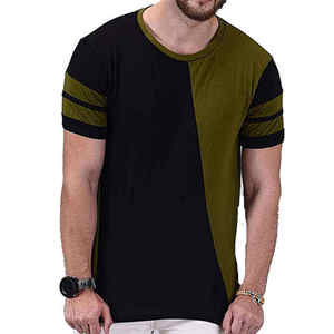 Camiseta de hombre de manga corta, corte regular, 100% algodón, tejido formal, de alta calidad, ecológica, transpirable y antiarrugas. - Product Image 6