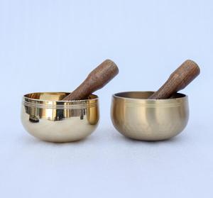 Bol chantant en métal pour la guérison du corps, bol chantant pour la méditation, fabriqué en Inde, bol chantant de style tibétain - Product Image 5