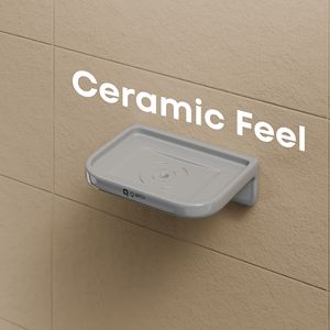 Jabonera Doble de Pared con Bandeja de Vidrio y Soporte Metálico, Diseño Cuadrado de Doble Capa, Resistente, Accesorios de Baño, Diseño Antioxidante - Product Image 3