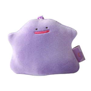 Porte-clés en peluche officiel Pokémon Ditto, breloque de sac de 10 cm - Product Image 1