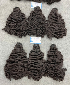 ชุดผมคนแบบไม่พันกันเนื้อผ้าไอน้ำสไตล์ไอน้ำ100% - Product Image 3