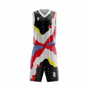 Premium <b>Heat</b> Transfer Basketball Uniforms with Reflective Logos - Product Image 1