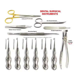 Kaneka Lot de 12 pinces à extraction dentaire pour ascenseurs Kit d'instruments Source d'alimentation manuelle pour la chirurgie buccale et chirurgicale - Product Image 6